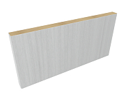 Доборный элемент 100 EcoTex 10х100х2070 белая лиственница