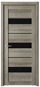 ПО Эко-шпон Прага 600 пепельный ясень стекло черное 